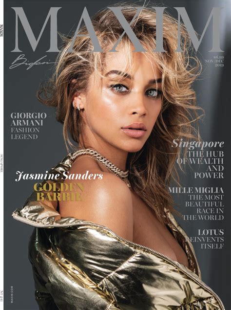 Jasmine Sanders Is Maxims Novemberdecember Cover Model Maxim