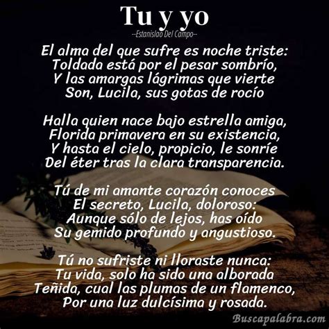 Poema Tu Y Yo De Estanislao Del Campo Análisis Del Poema