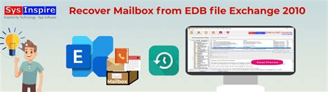 How To Recover Mailbox From Edb File Exchange 2010