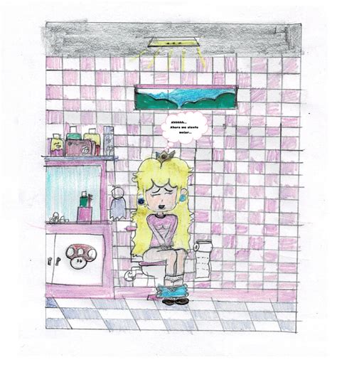 Princess Peach On The Toilet 4 By Mrmanagerfps On Deviantart
