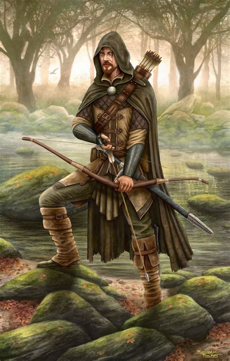 Artstation Forest Ranger Richard Philpott Fantasy Male Fantasy