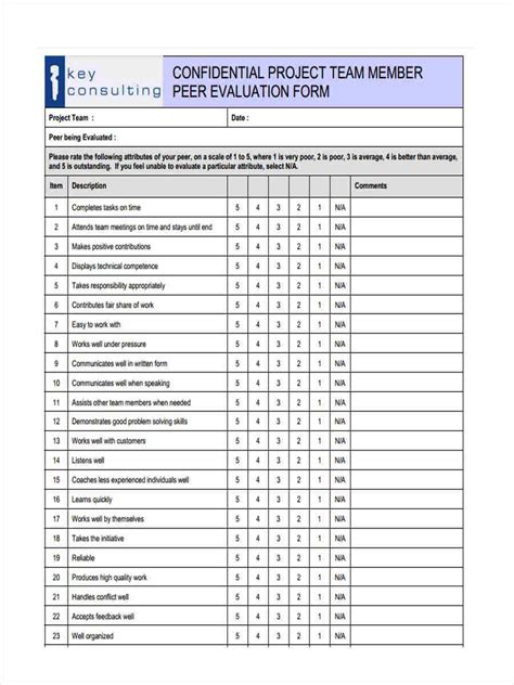 The following terms could be used to make these furthermore, the decision whether or not to publish a scholarly article, or what should be modified before publication, lies with the editor of the. FREE 15+ Peer Evaluation Forms in PDF | MS Word