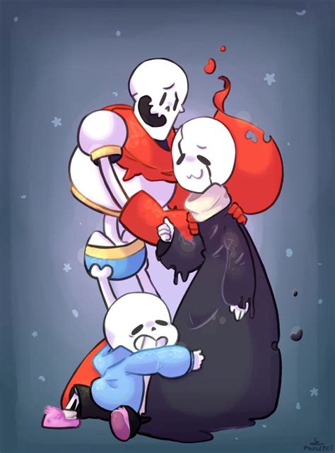 Undertale Characters React To Ships Sans X Gaster X Papyrus Wattpad