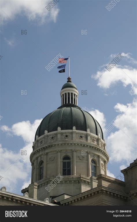 Indiana State Capitol Image Photo Free Trial Bigstock