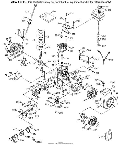 Tecumseh Hs50 67325k Parts Diagram For Engine Parts List 1