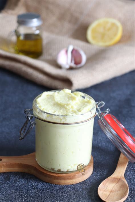 Sauce ou Crème Libanaise à l Ail Toum Libanais