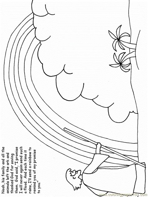 Noah's ark puzzles and games, including file folder learning centers, games, crafts and more. Of Noah And The Rainbow Colouring Pages (page 2 ...
