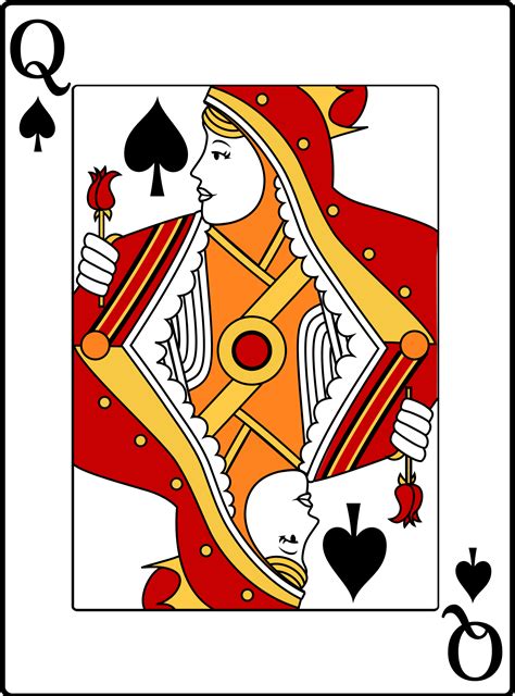 Queen Of Spades Card Clipart King Of Spade Playing Card King Of