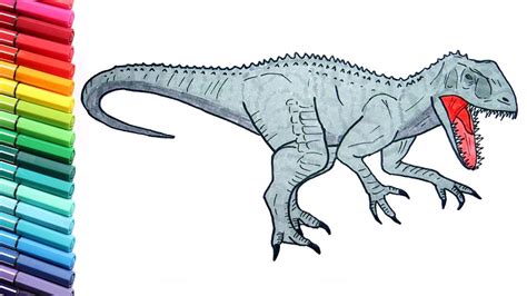 Free And Printable Indominus Rex Coloring Page