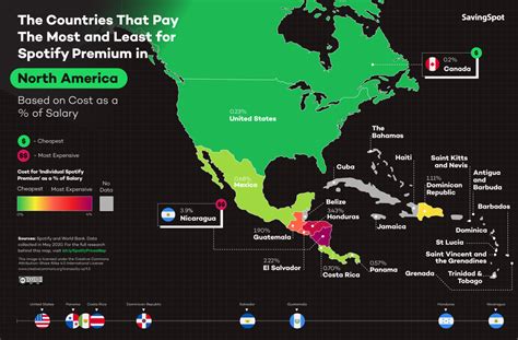 Spotify Premium Prices Differ Around The World—here Are The Countries