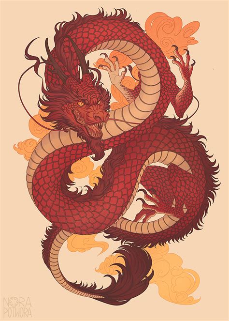 C Chinese Dragon By Norapotwora On Deviantart