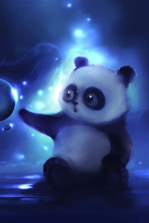 Why So Many Bubbles Cute Panda Wallpaper Cartoon
