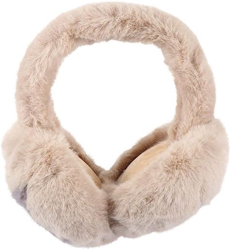 soimiss ear muffs for women winter ear warmers soft warm plush foldable earmuffs christmas ear