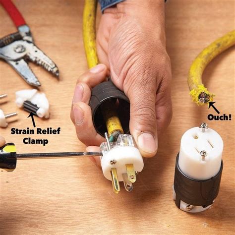 How To Repair A Cut Extension Cord Diy