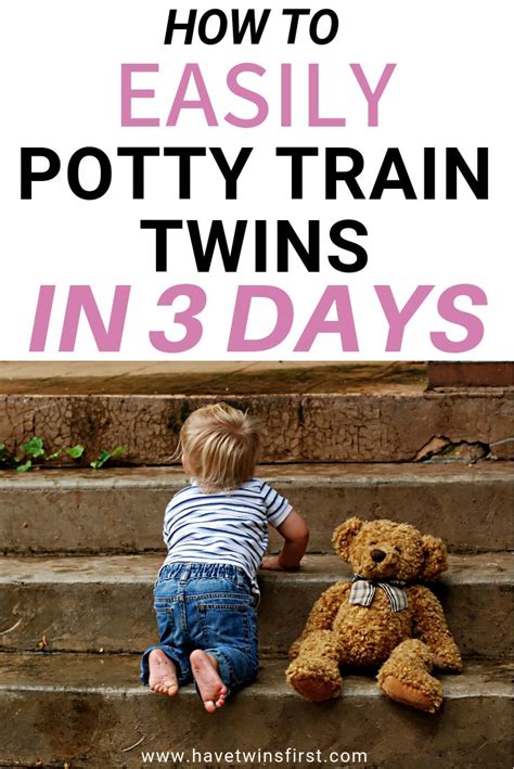 How To Potty Train Twins In Just 3 Days Potty Training Girls Potty