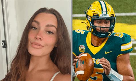 Fantasy football start your season today! NDSU QB Trey Lance is Dating Liv Cowherd (Colin's Daughter)