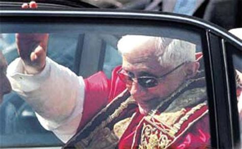 To Show That He Is A Modern Pope Duly Adapted To The Modern World Pope Benedict Xvi Introduces