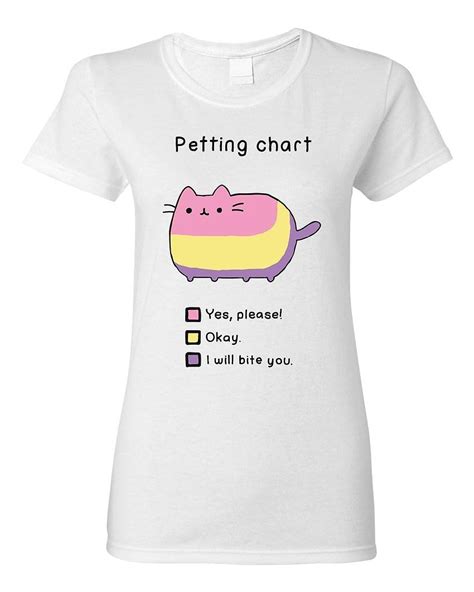Pusheen Petting Chart A Visual Reference Of Charts Chart Master