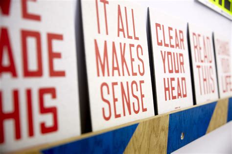 Interview With Graphic Artist Anthony Burrill