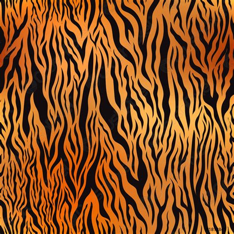 Bright Colour Tiger Skin Seamless Pattern Stock Vector
