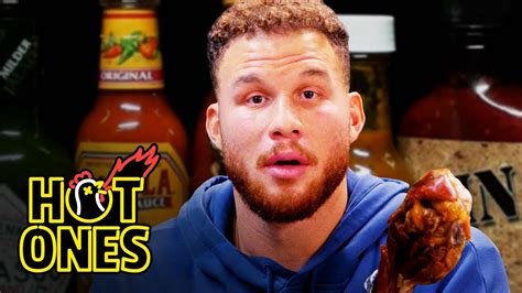 Watch Nbas Premiere Dunker Blake Griffin Try To Conquer Hot Wings