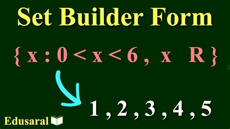 Set Builder Form Set Theory Class 11 Maths Ncert Solutions