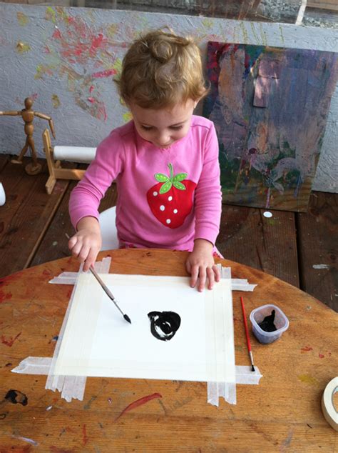 Process Art For Toddlers Experimenting With Black And
