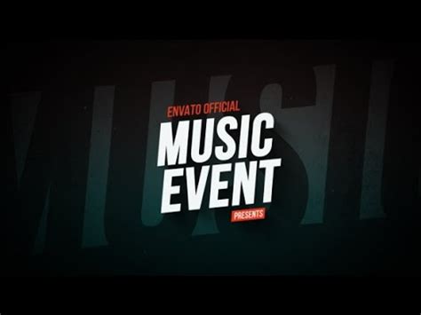 150 + latest and amazing free after effects templates download including after effects intro templates, slideshow templates, promos, typography and more. Music Event Promo | After Effects template - YouTube
