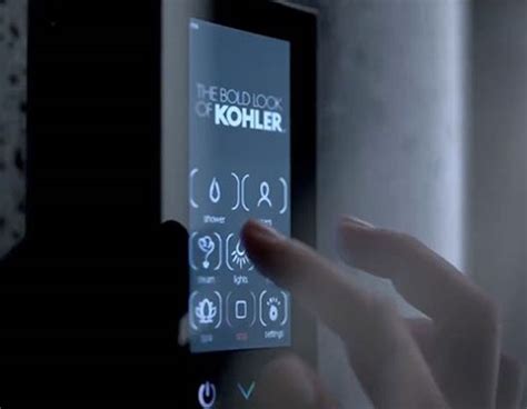 kohler dtv digital shower interface gadget flow