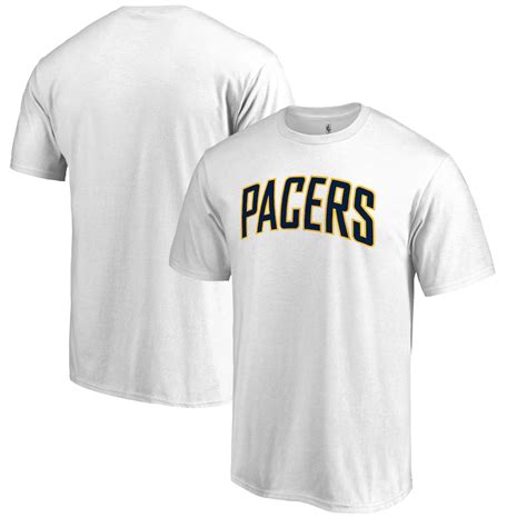 Fanatics Branded Indiana Pacers White Primary Wordmark T Shirt