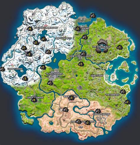 All Quad Crashers Locations In Fortnite Chapter 3 Season Earlygame