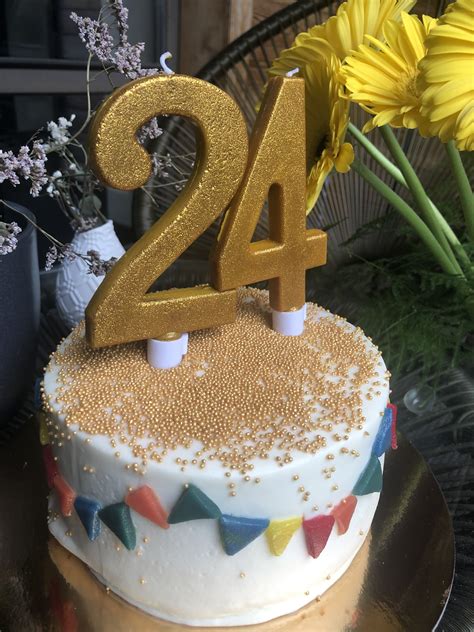 24 Birthday Cake 24th Birthday Cake Birthday Cake Cake