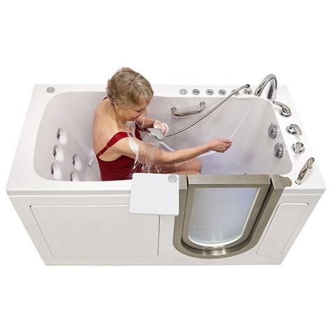 Ella Walk In Bath Ultimate 30 X60 Acrylic Air And Hydro Massage Independent Foot Massage Walk