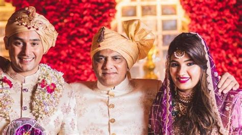 Mohammad Azharuddins Son Asad Marries Sania Mirzas Sister Anam See