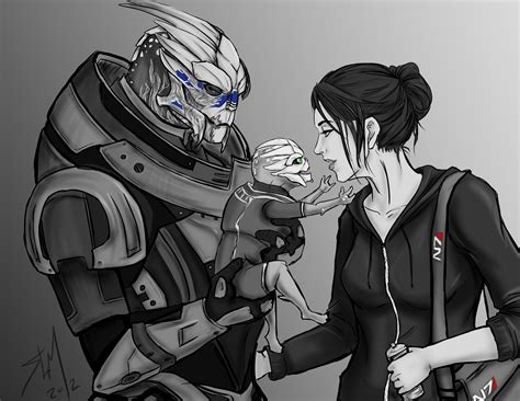 Imágenes Fan Art Shepard Y Garrus Mass Effect 4 Mass Effect