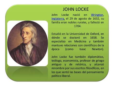 Aportaciones De John Locke Más Importantes ¡resumen Corto