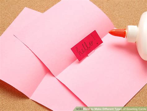 Glitter and gold general greeting birthday card. How to Make Different Types of Greeting Cards: 12 Steps