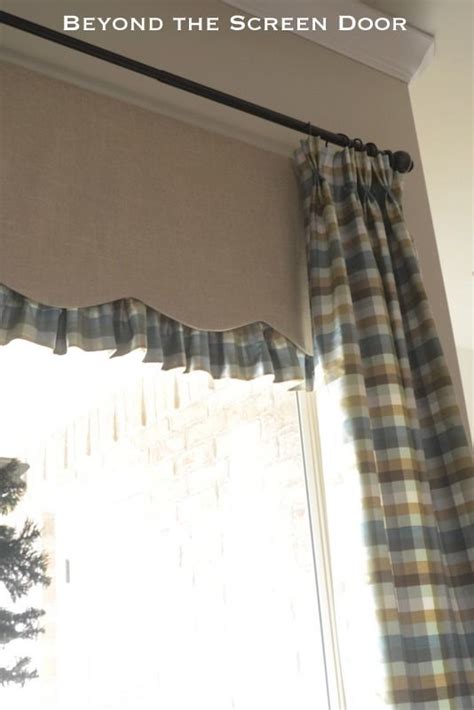 Panels With Undervalance 4 Windows 3 Curtains 2 Fabrics In 1 Open