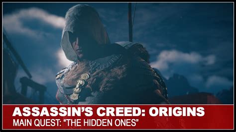 Assassin S Creed Origins The Hidden Ones Campaign Main Quest The