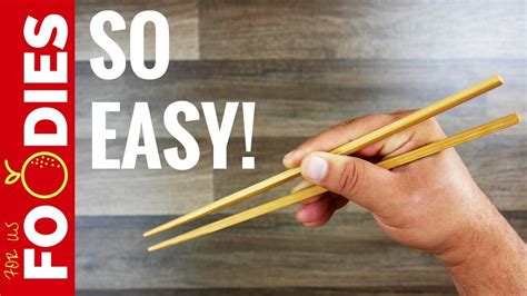 The holdstix training chopsticks are very easy to use, so they're a good option for adults and kids who are learning how to use chopsticks. How To Use Chopsticks - In About A Minute 🍜 | Sushi