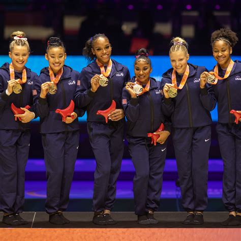 Us Womens Gymnastic Team Win Historic World Championship Title