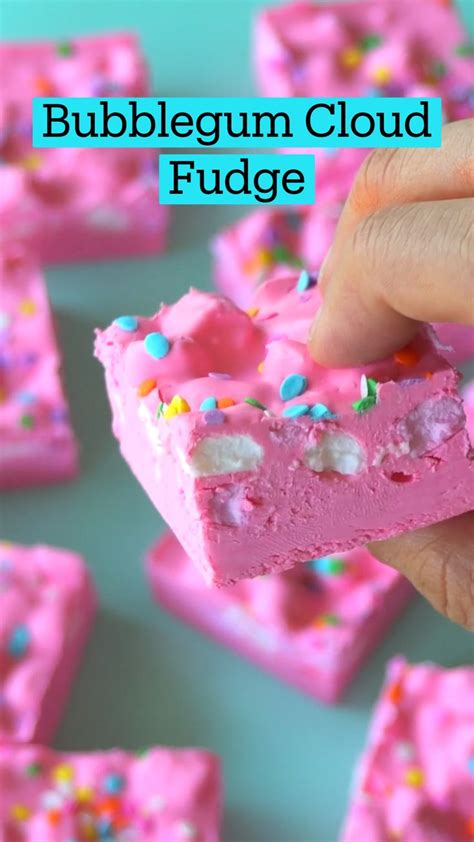 Bubblegum Cloud Fudge Fudge Yummy Food Dessert Fudge Recipes