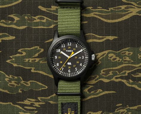 Carhartt Wip Releases Military Inspired Field Watch With Timex Acquire