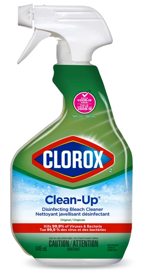 Clorox Clean Up Disinfecting Bleach Cleaner Spray Clorox Canada