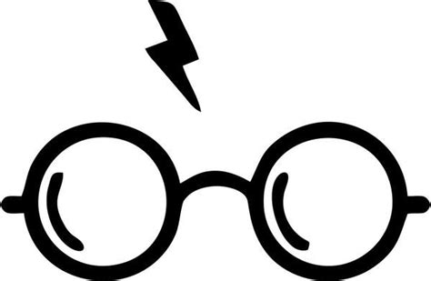 Harry Potter - Glasses with Lightning Bolt - Vinyl Car Window and