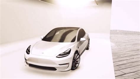Tesla Model 3 3d Model Free Youtube