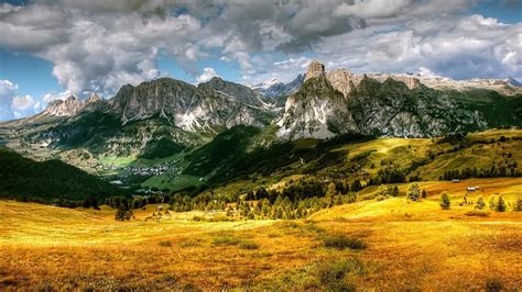 Italian Dolomites At Fall Backiee