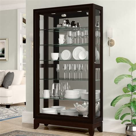 18 posts related to glass curio cabinets with lights. Darby Home Co Nancy Lighted Curio Cabinet & Reviews | Wayfair