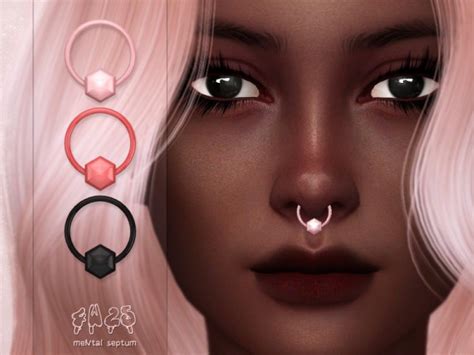 The Sims Resource Mental Septum By 4w25 Sims Sims 4 Downloads