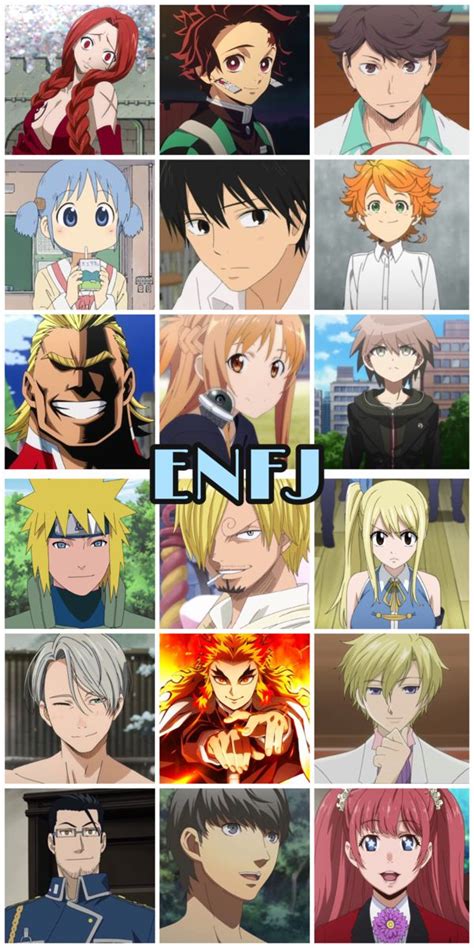 Protagonist Enfj Anime Characters 2021